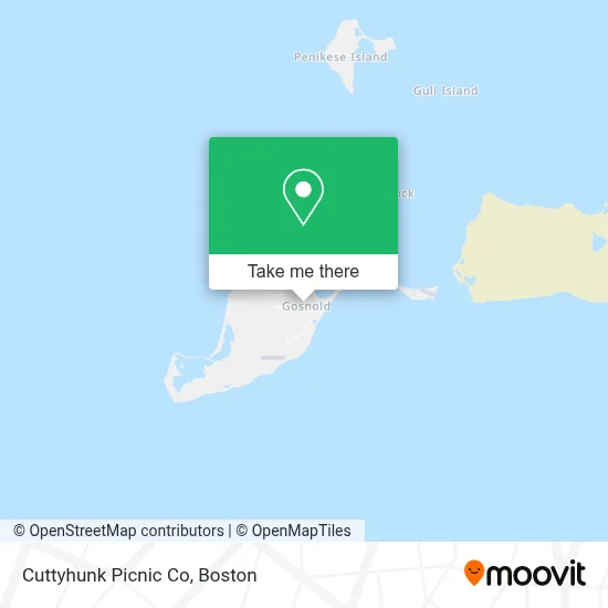 Cuttyhunk Picnic Co map