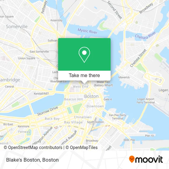 Blake's Boston map