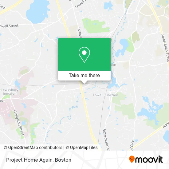 Project Home Again map