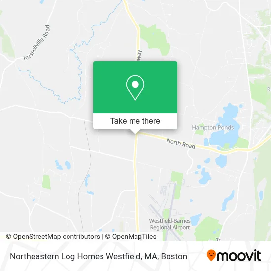 Northeastern Log Homes Westfield, MA map