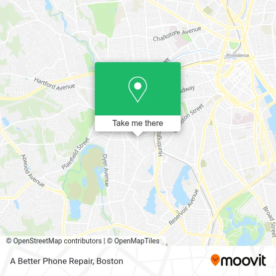 A Better Phone Repair map