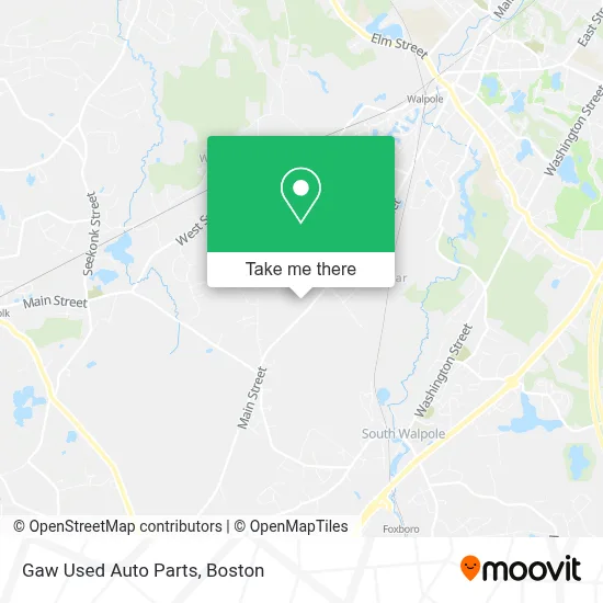 Gaw Used Auto Parts map
