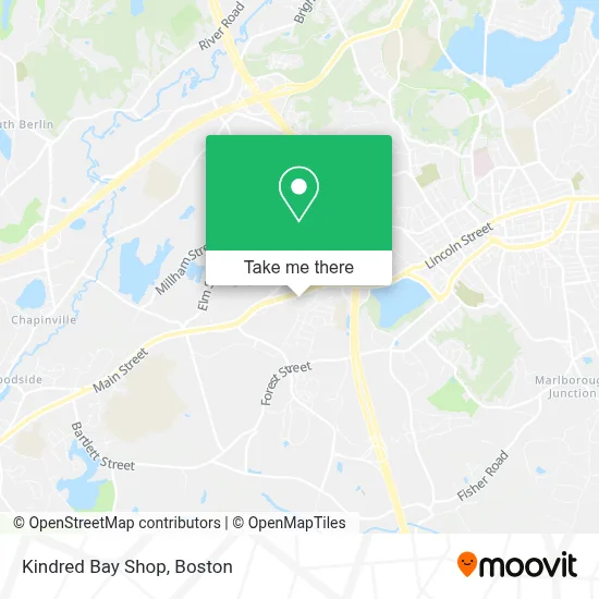 Kindred Bay Shop map