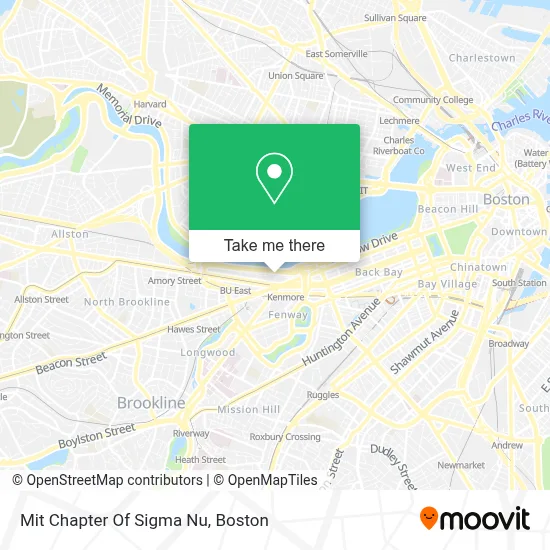 Mit Chapter Of Sigma Nu map