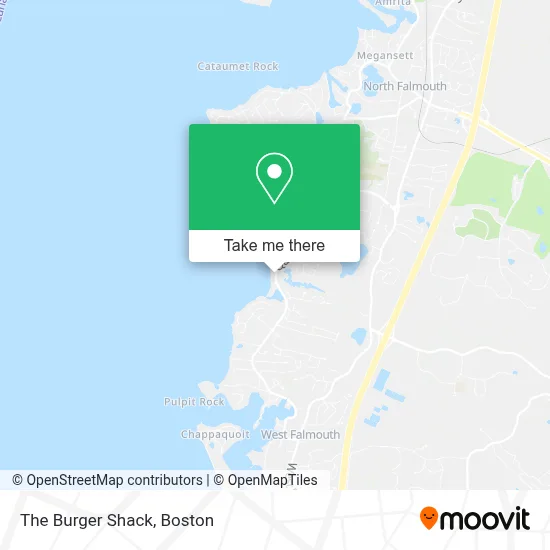 The Burger Shack map