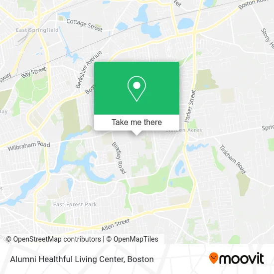 Alumni Healthful Living Center map