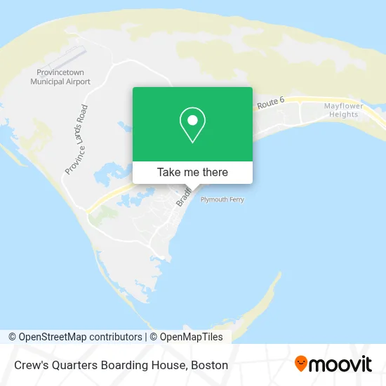 Crew's Quarters Boarding House map
