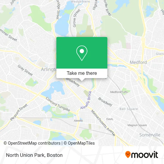 North Union Park map