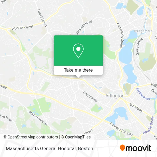 Massachusetts General Hospital map