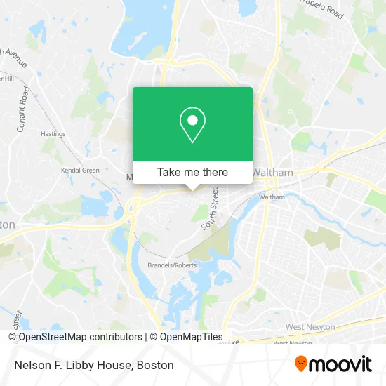 Nelson F. Libby House map