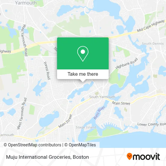 Muju International Groceries map