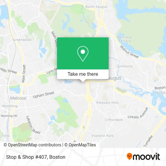 Stop & Shop #407 map