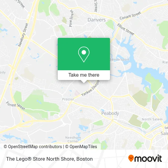 The Lego® Store North Shore map