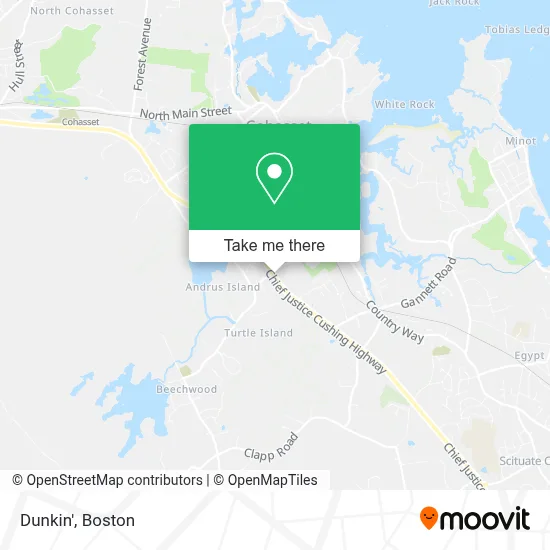 Dunkin' map
