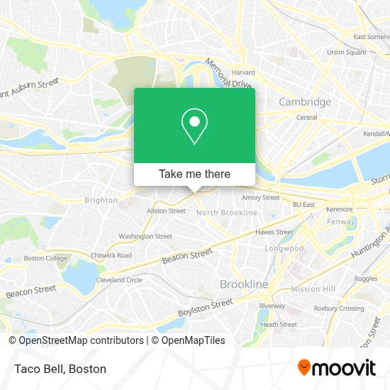 Taco Bell map