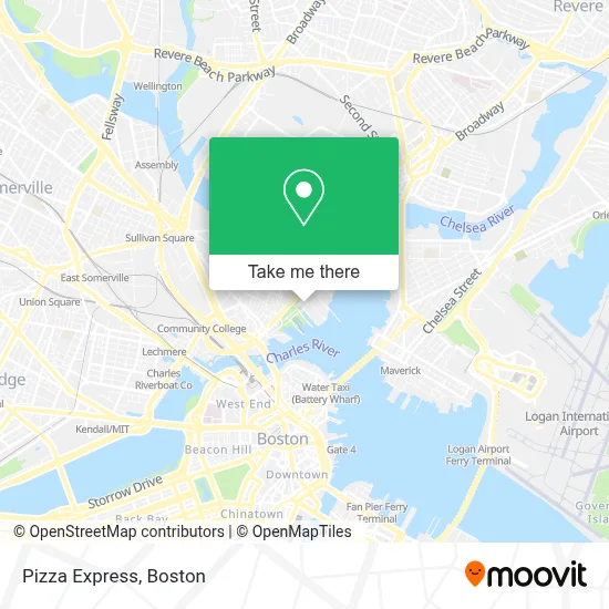 Pizza Express map