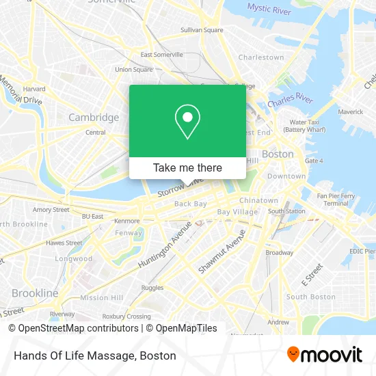 Hands Of Life Massage map