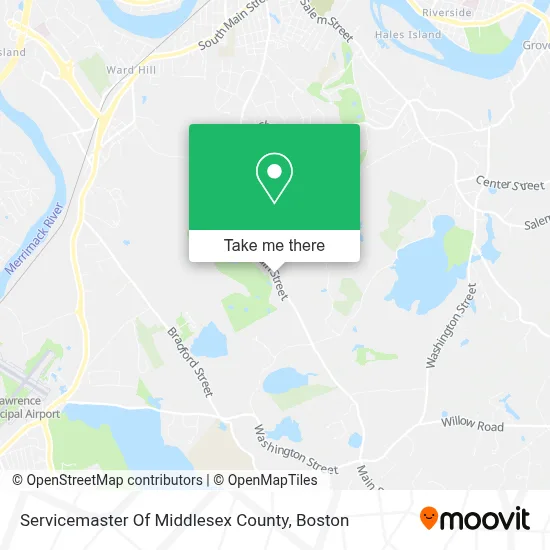 Servicemaster Of Middlesex County map