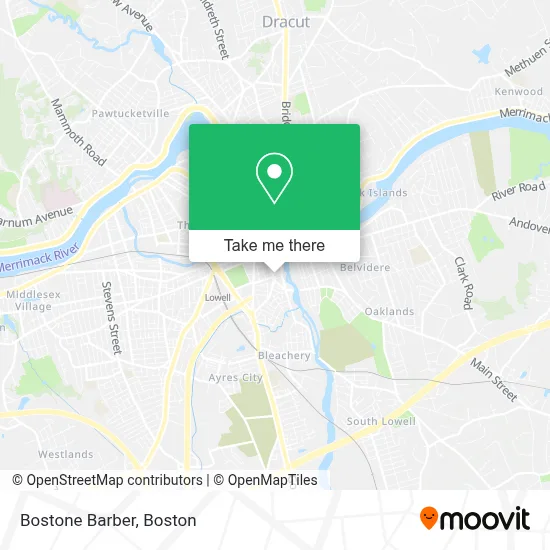 Bostone Barber map
