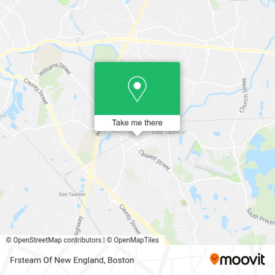 Frsteam Of New England map