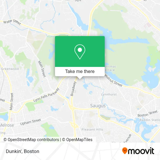 Dunkin' map