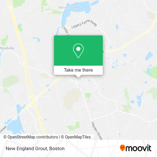 New England Grout map