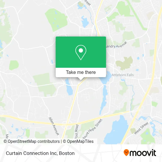 Curtain Connection Inc map