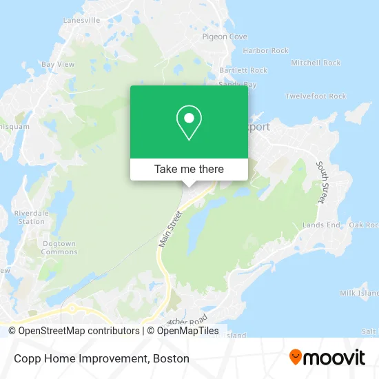 Copp Home Improvement map
