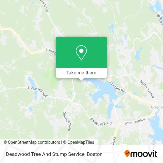 Deadwood Tree And Stump Service map