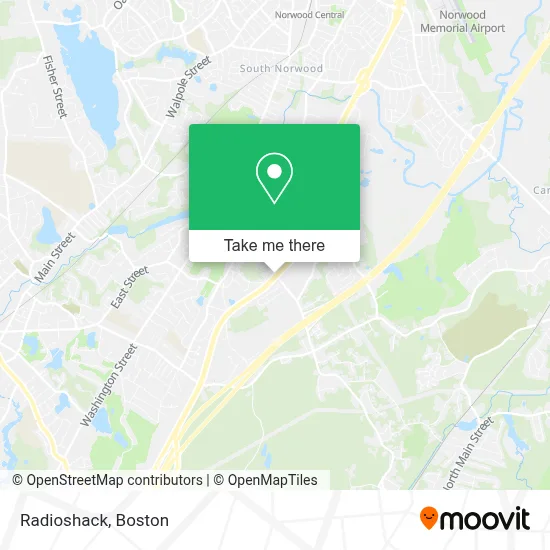 Radioshack map