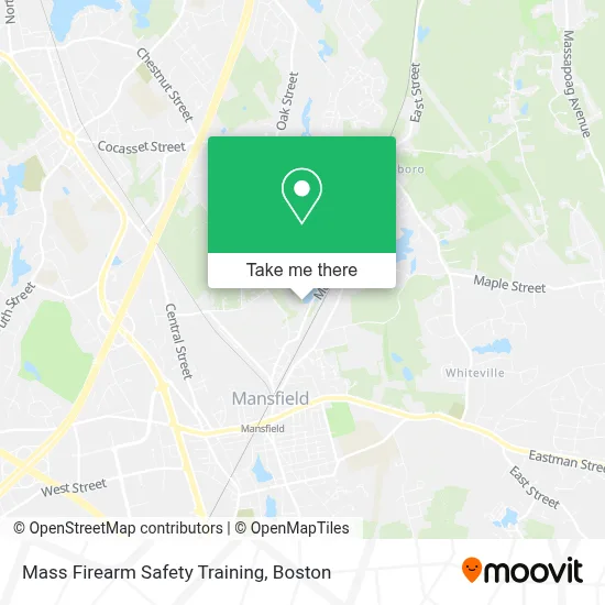 Mass Firearm Safety Training map