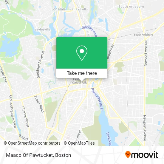 Maaco Of Pawtucket map