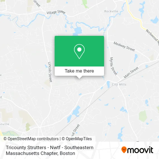Tricounty Strutters - Nwtf - Southeastern Massachusetts Chapter map