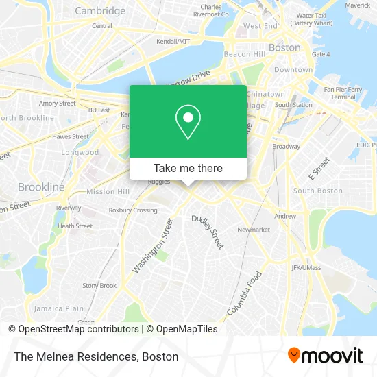 The Melnea Residences map