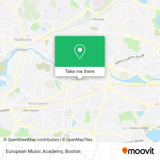 European Music Academy map