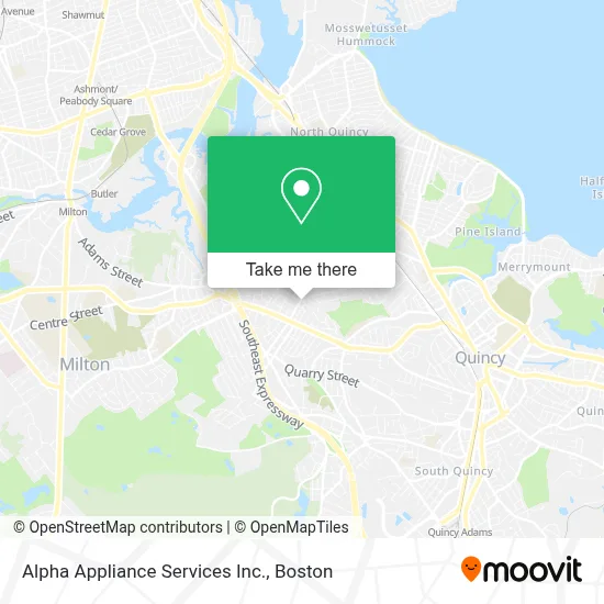 Alpha Appliance Services Inc. map