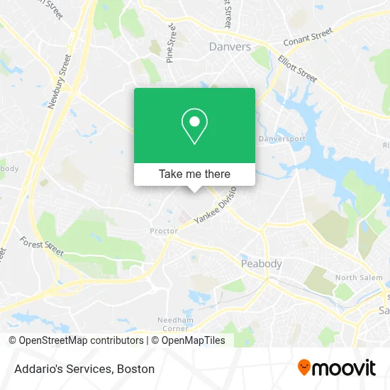 Addario's Services map