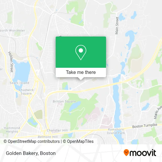 Golden Bakery map