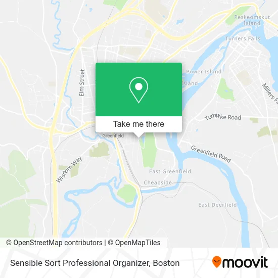 Sensible Sort Professional Organizer map