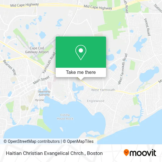 Haitian Christian Evangelical Chrch. map