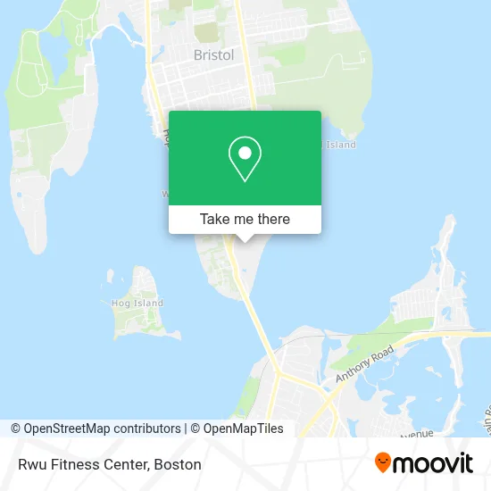 Rwu Fitness Center map