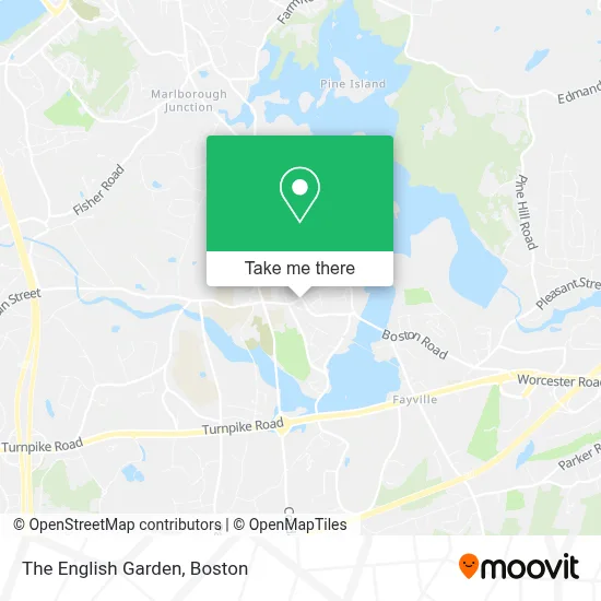 The English Garden map