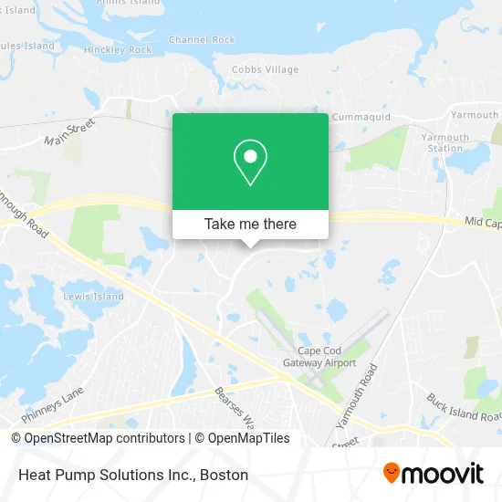 Heat Pump Solutions Inc. map