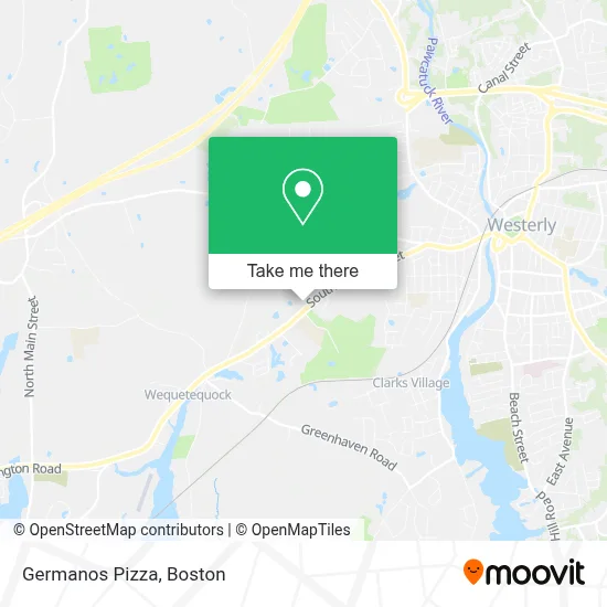 Germanos Pizza map