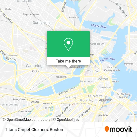 Titans Carpet Cleaners map