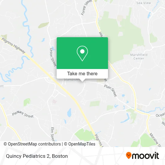 Quincy Pediatrics 2 map
