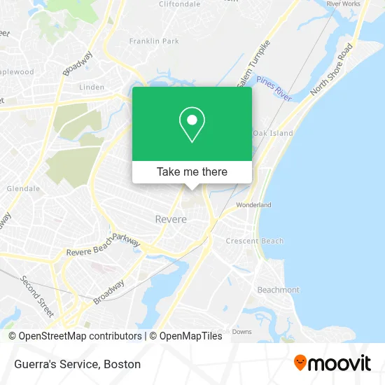 Guerra's Service map