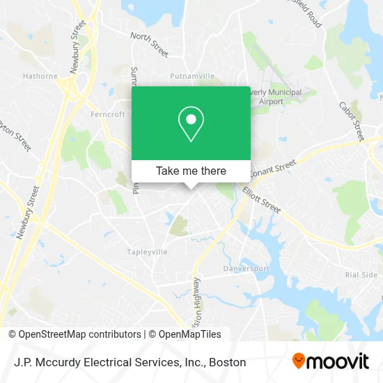 J.P. Mccurdy Electrical Services, Inc. map