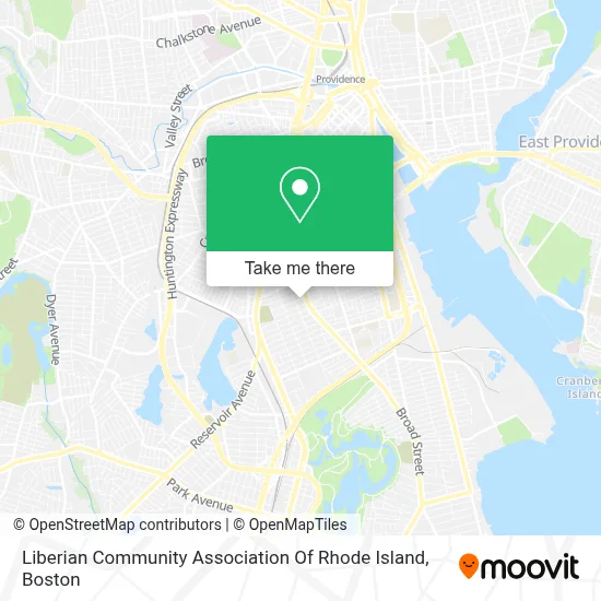 Liberian Community Association Of Rhode Island map