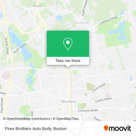 Pires Brothers Auto Body map